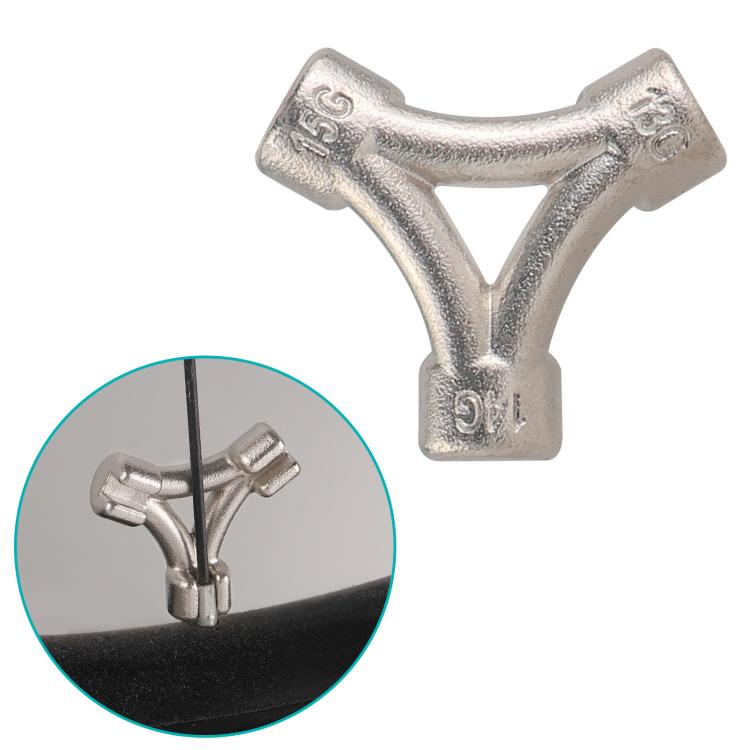 3pcs Bicycle Spoke Wrench Wire Adjustment Tool - Silver