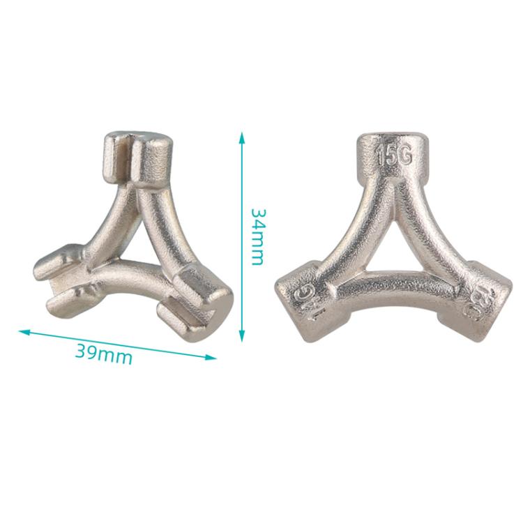 3pcs Bicycle Spoke Wrench Wire Adjustment Tool - Silver
