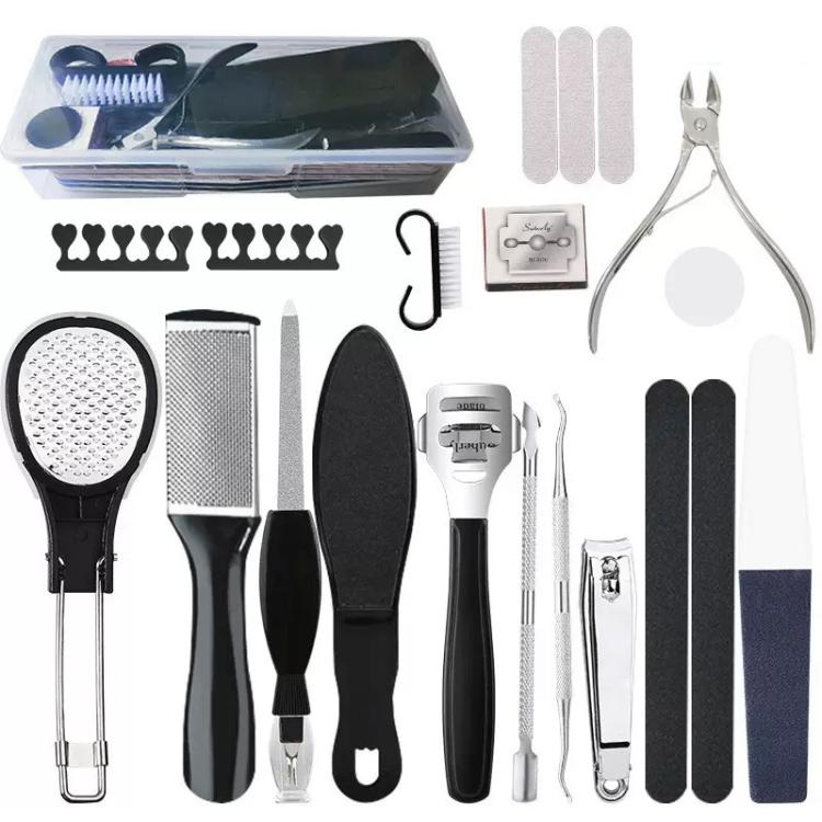 20 In 1 Foot Care Kit for Callus and Dead Skin Removal Complete Pedicure Set