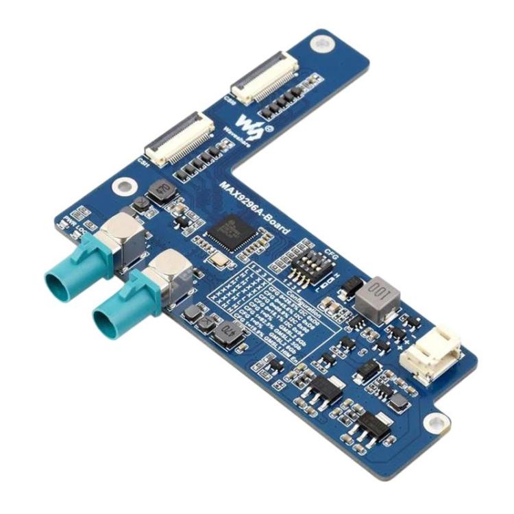 Waveshare 33623 2-Ch GMSL Camera Adapter Board Equipped With MAX9296A Deserializer High-Speed And Low-Latency Serial Transmission