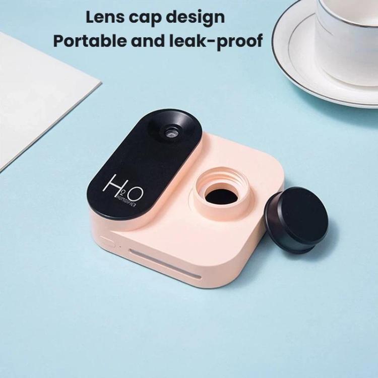 Charging Mini Camera Shaped Air Humidifier Office Desk Mineral Water Bottle Moisturizing Spray
