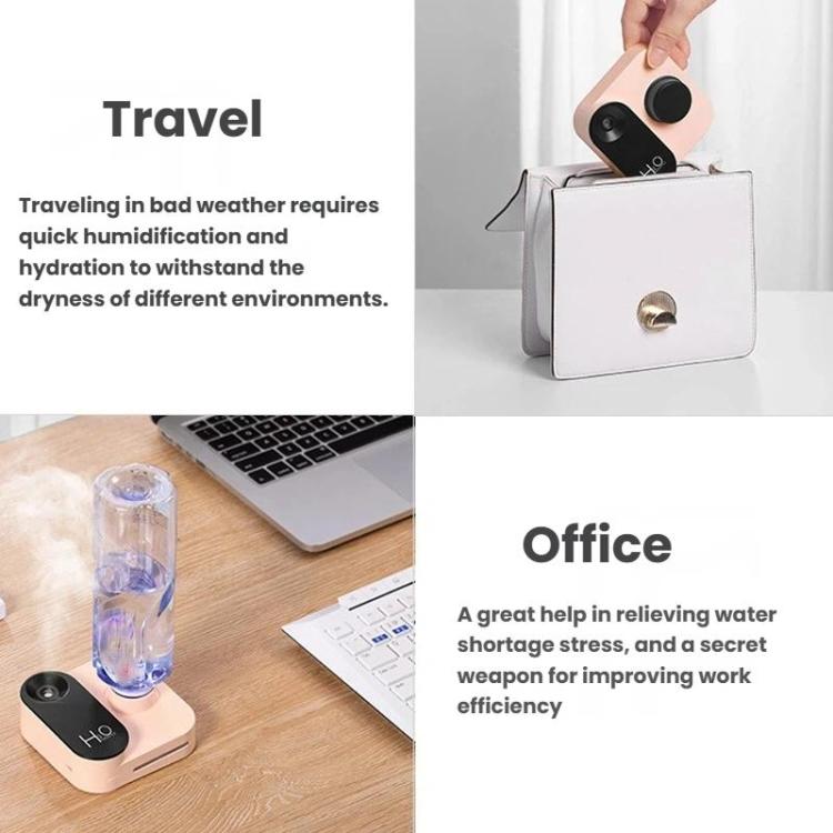Charging Mini Camera Shaped Air Humidifier Office Desk Mineral Water Bottle Moisturizing Spray