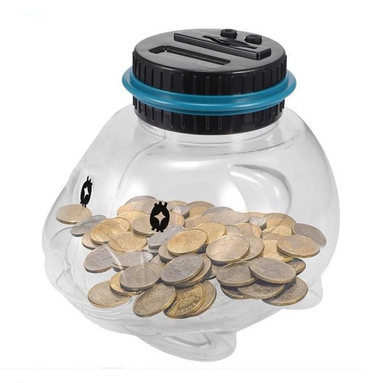 1.6L Piggy Bank Electronic Counting Coin Bank, Specification: US Dollar