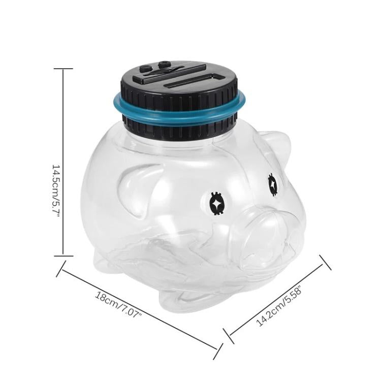1.6L Piggy Bank Electronic Counting Coin Bank, Specification: British Pound