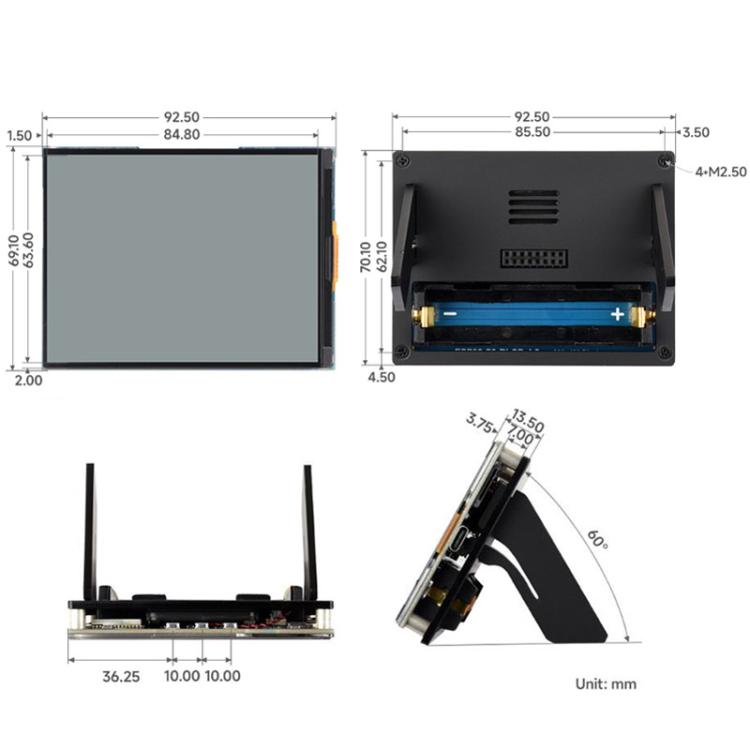 Waveshare 33507 ESP32-S3 4.2 Inch RLCD Full Reflective Display Development Board Supports Wi-Fi & BLE Dual-Mode Communication Without Battery