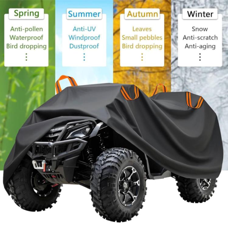 Beach Buggy ATV Dust Waterproof Cover, Size: L - Black