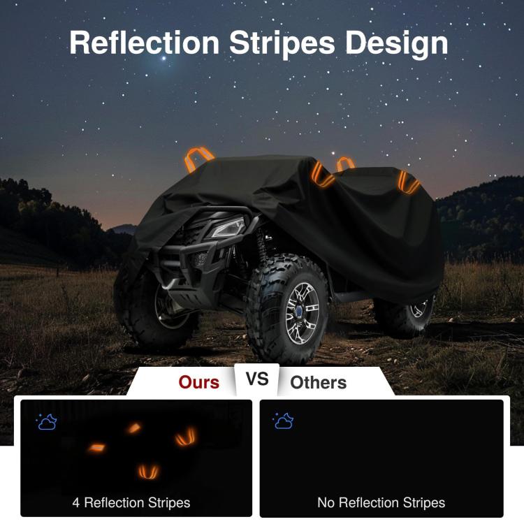 Beach Buggy ATV Dust Waterproof Cover, Size: XXL - Black