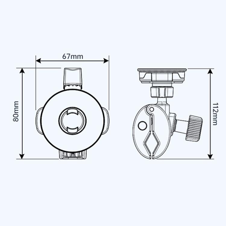 Cycling Speed Lock Phone Navigation Holder - QL11 Crab Clip