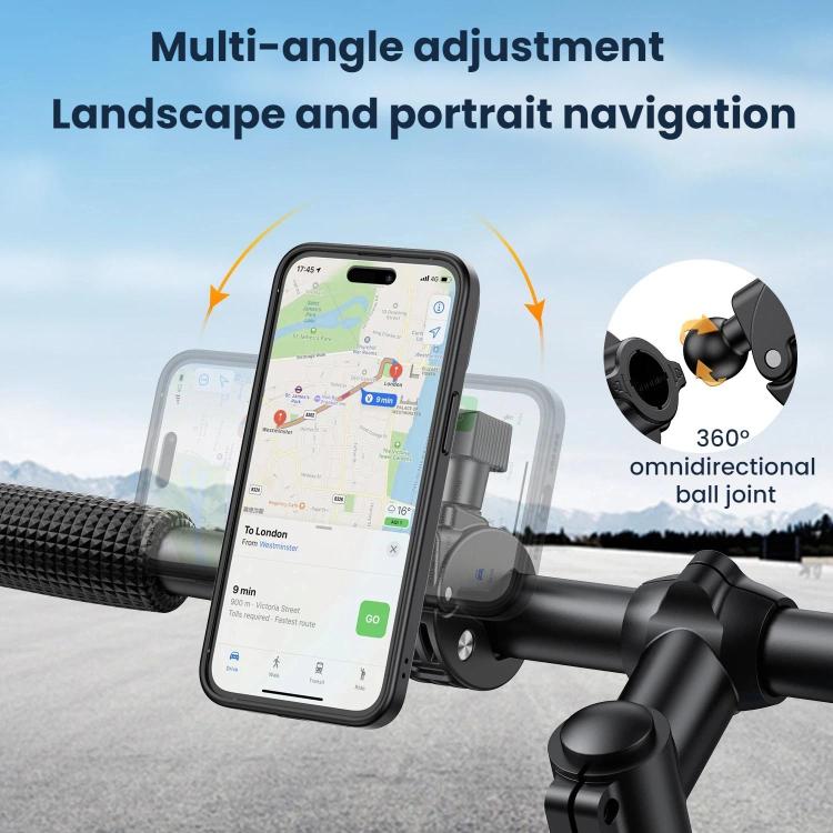 Cycling Speed Lock Phone Navigation Holder - QL11 Crab Clip