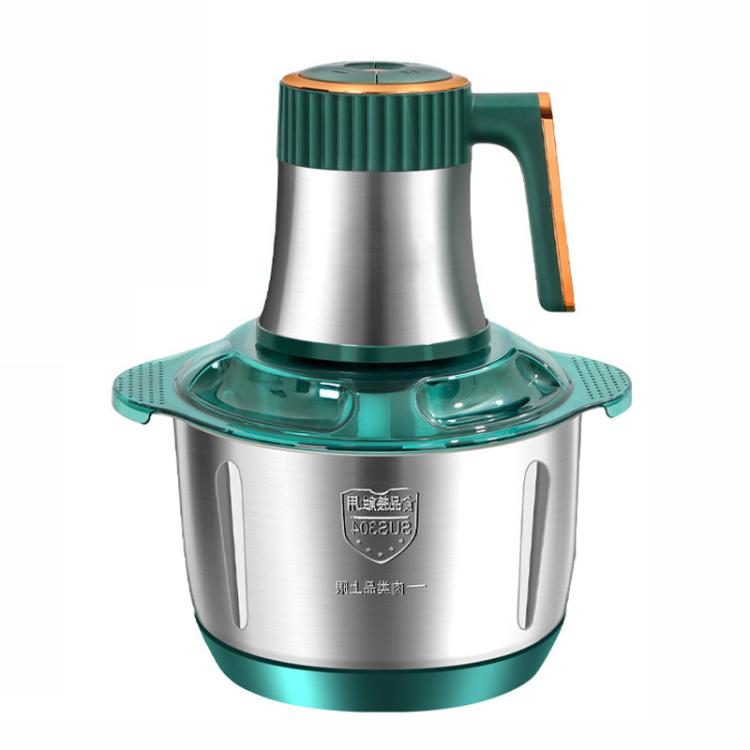 5L Large-Capacity Stainless Steel Meat Grinder Home Food Processor High-Power Electric Baby Food Maker US Plug