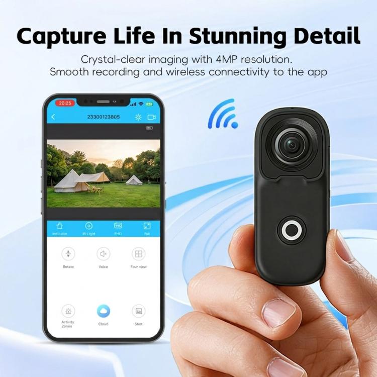 4K WIFI HD Recorder Thumb Action Camera