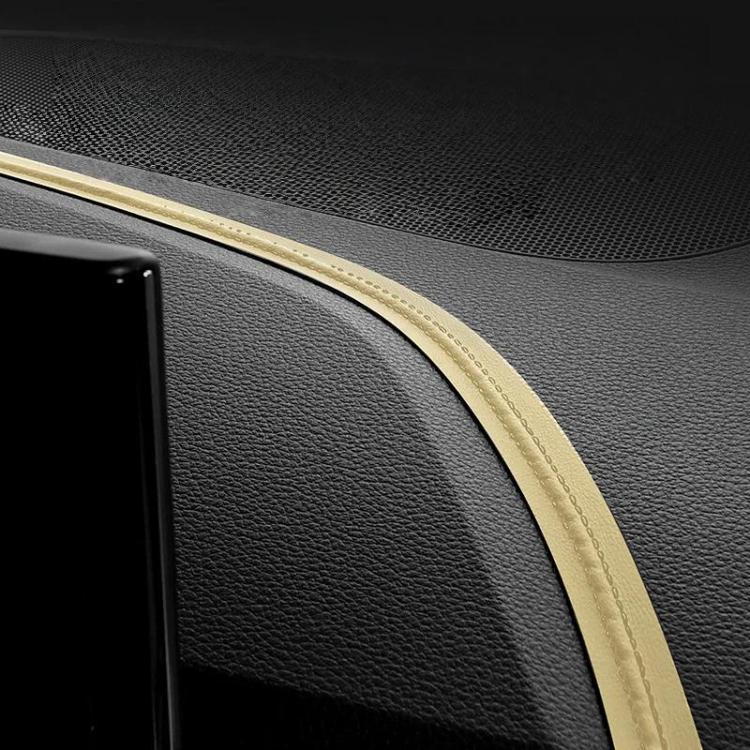 Car Door Center Console Gaps Leather Interior Trim Strips, Length: 1M