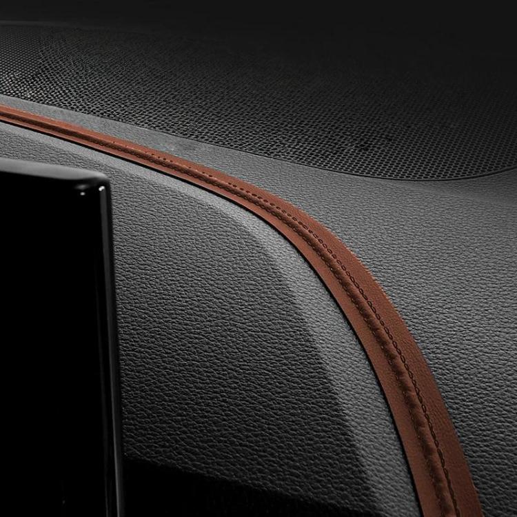Car Door Center Console Gaps Leather Interior Trim Strips, Length: 3M