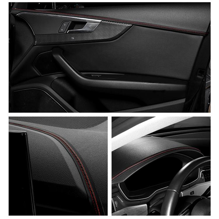 Car Door Center Console Gaps Leather Interior Trim Strips, Length: 1M