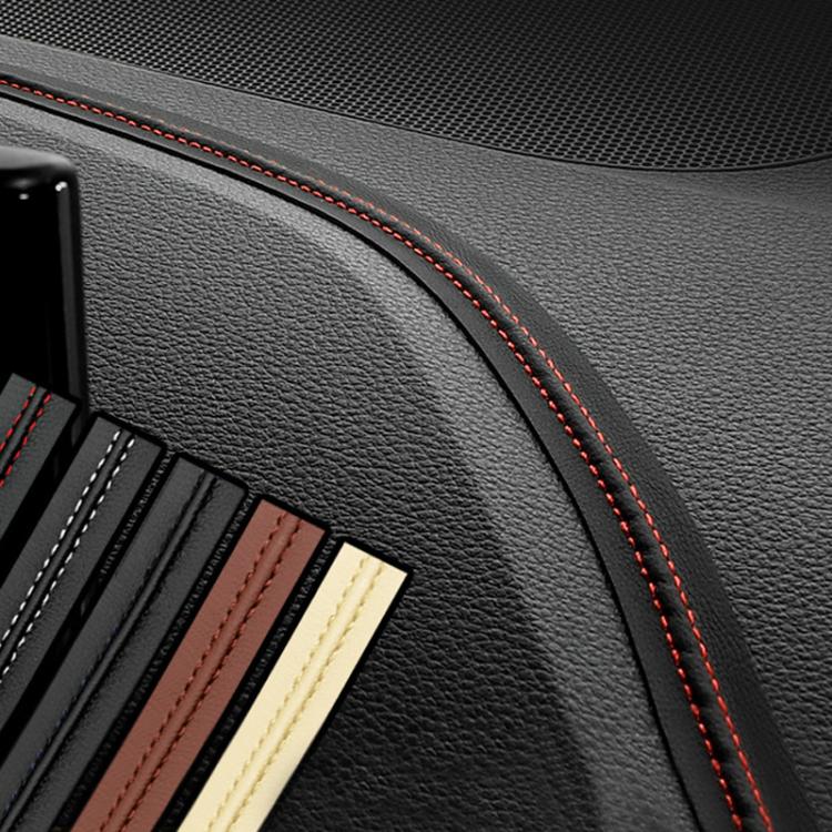 Car Door Center Console Gaps Leather Interior Trim Strips, Length: 1M