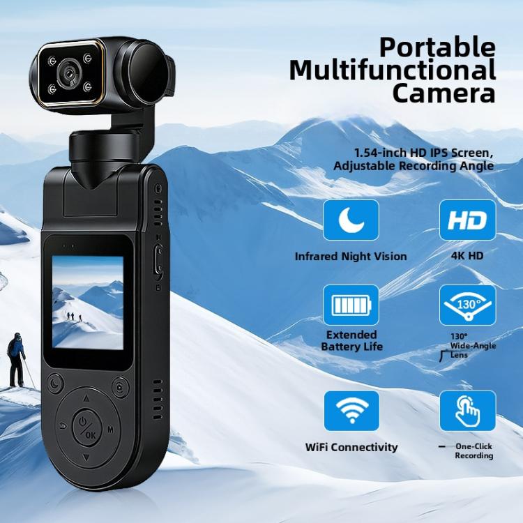 2K+WIFI X20 HD Lens Body Camera Portable Infrared Night Vision Recording Action Camera