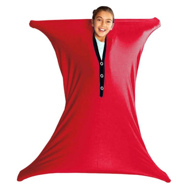 Sensory Socks For Autistic Children Human Body Socks Sensory Integration Props, Spec: L Red
