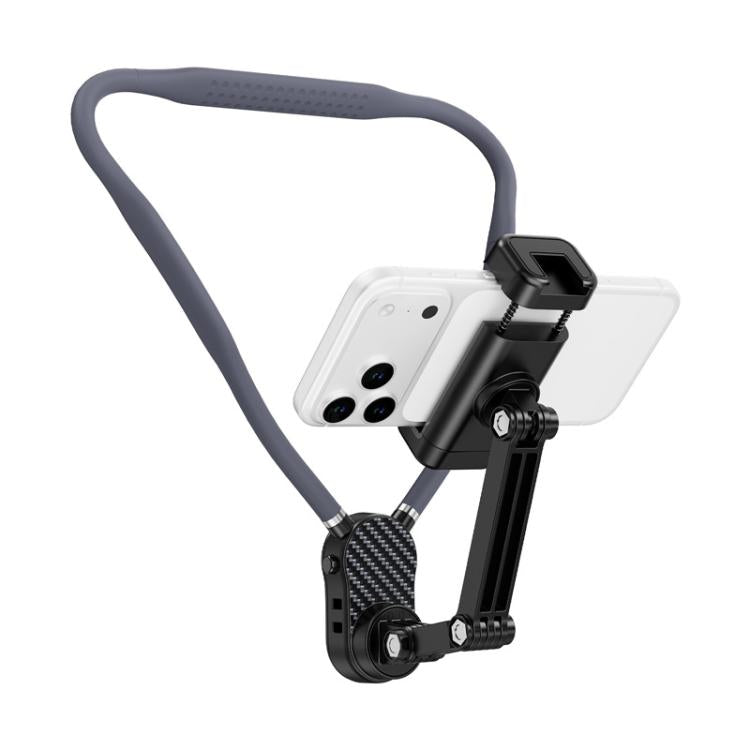Neck-Worn Phone Mount Cycling First-Person View Chest-Mounted Anti-Shake Shooting, Style: Clip
