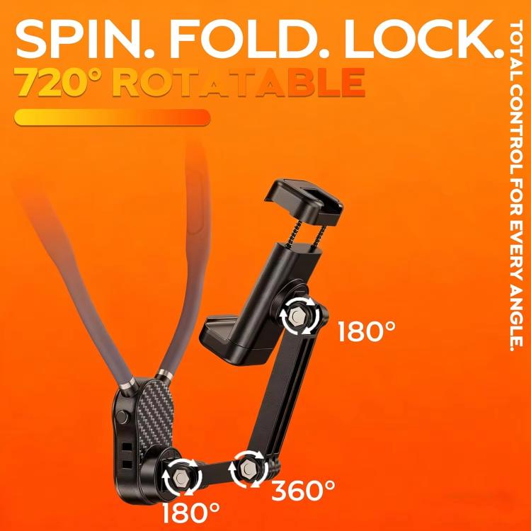 Neck-Worn Phone Mount Cycling First-Person View Chest-Mounted Anti-Shake Shooting, Style: Magnetic