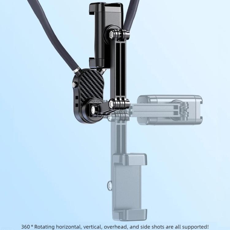 Neck-Worn Phone Mount Cycling First-Person View Chest-Mounted Anti-Shake Shooting, Style: Magnetic