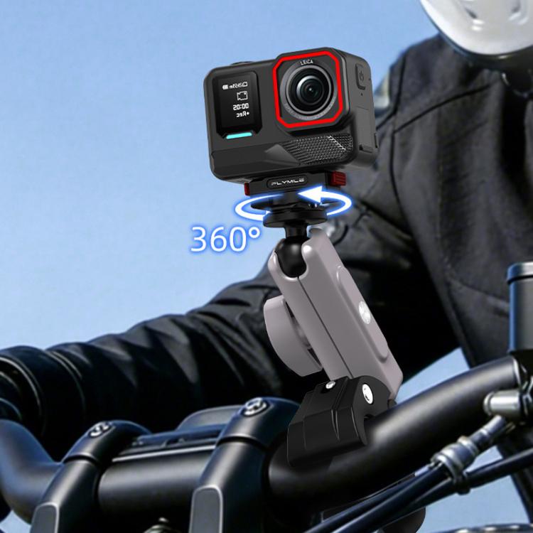 For Insta360 Ace Pro 2 / X5 Flymile Magnetic Extendable Rotating Quick-Release Base - Aluminum Alloy