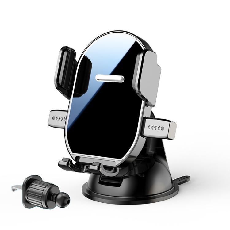 360-Degree Rotating Car Vent Suction Cup Mount Vent-Free Car Navigation Phone Holder, Spec: Mount+Vent Hook