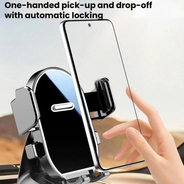 360-Degree Rotating Car Vent Suction Cup Mount Vent-Free Car Navigation Phone Holder, Spec: Mount+Strong Adhesive Auxiliary Disc