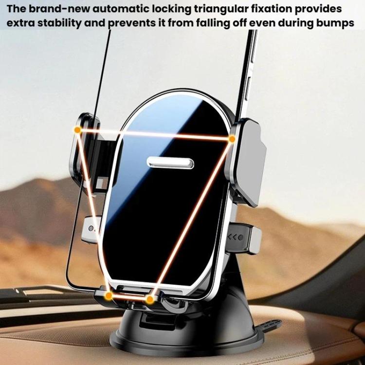 360-Degree Rotating Car Vent Suction Cup Mount Vent-Free Car Navigation Phone Holder, Spec: Single Mount