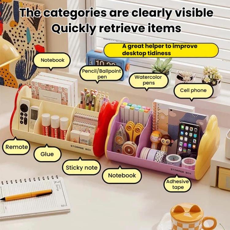 Large-Capacity Desktop Cloud Storage Box Polygonal Cosmetic Storage Rack, Spec: Large Green