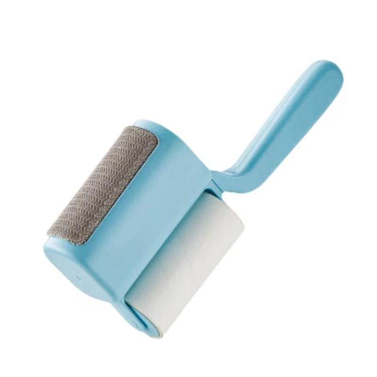 3 In 1 Household Soft-Bristle Brush Dust Remover Lin Roller, Color: Blue