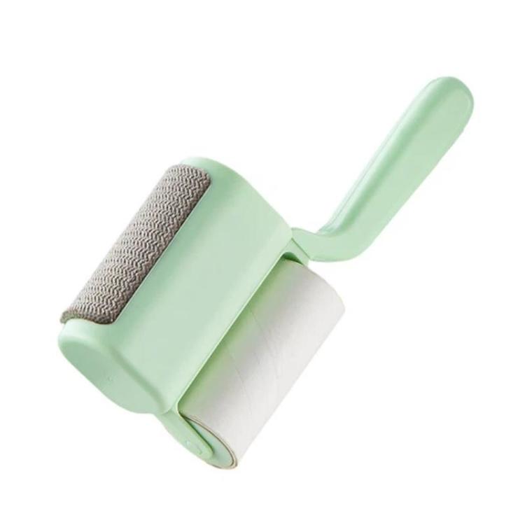 3 In 1 Household Soft-Bristle Brush Dust Remover Lin Roller, Color: Green