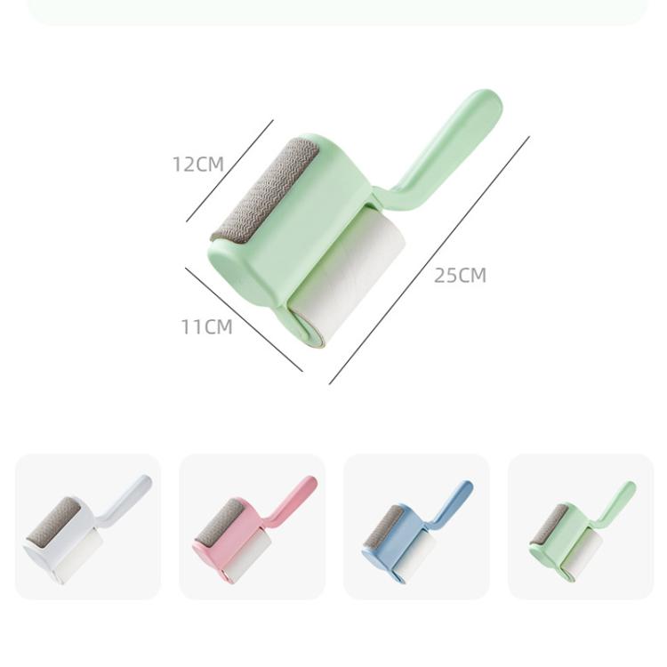 3 In 1 Household Soft-Bristle Brush Dust Remover Lin Roller, Color: Blue