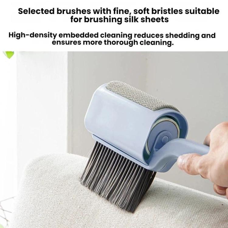 3 In 1 Household Soft-Bristle Brush Dust Remover Lin Roller, Color: Green