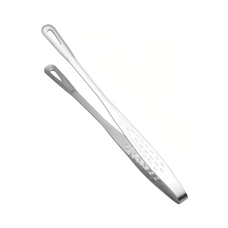 Stainless Steel Barbecue Tongs For Buffets Kitchen Heat-resistant Food Tongs, Size: 28cm