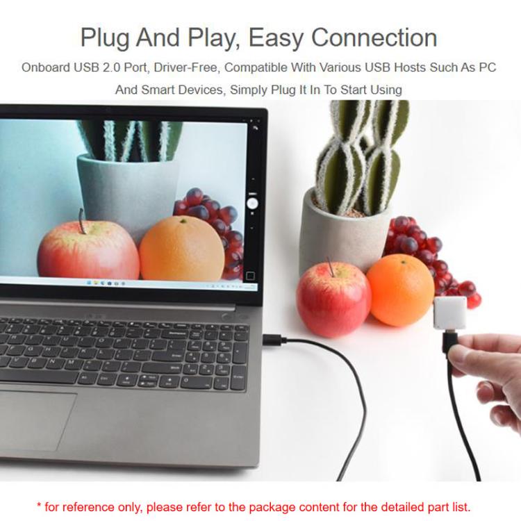 Waveshare 33122 OV2735 2MP USB Camera Supports USB2.0 Type-C Port And SH1.0 4PIN Header
