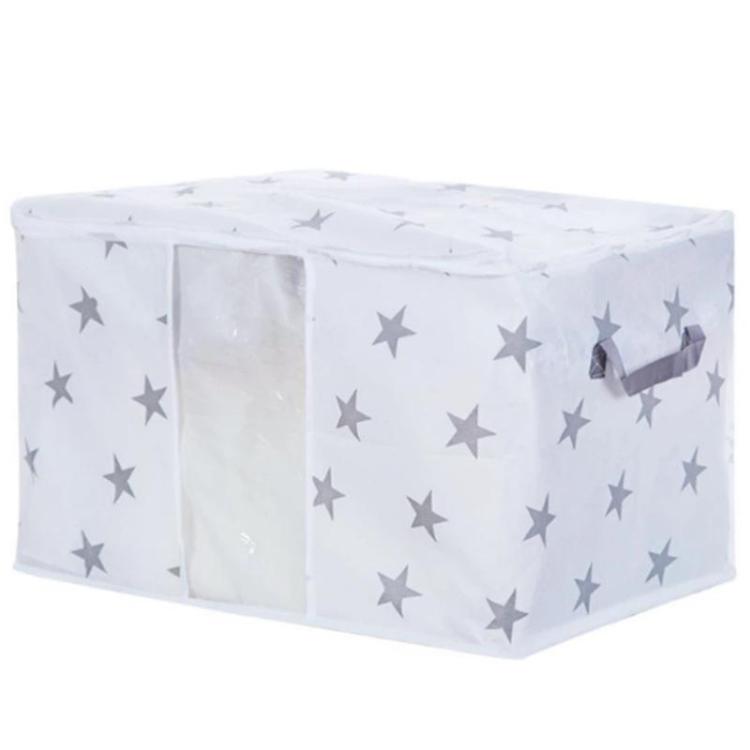 Non-Woven Printed Cotton Quilt Dustproof Storage Bag, Size: 60x43x36cm