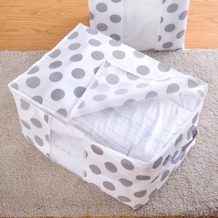 Non-Woven Printed Cotton Quilt Dustproof Storage Bag, Size: 60x43x36cm