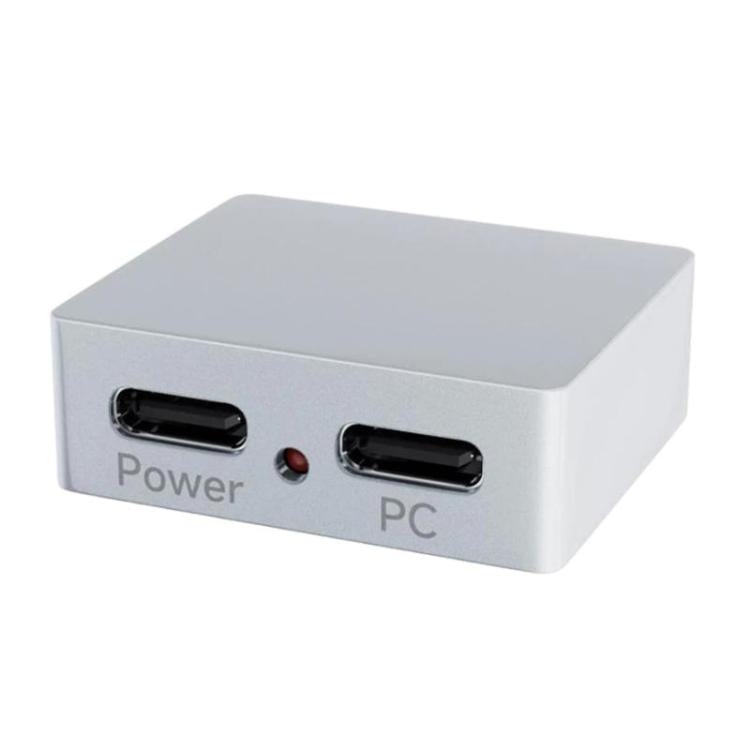 Waveshare 33502 Type-C Power And Signal Splitter CNC Aluminum Alloy Case With Indicator