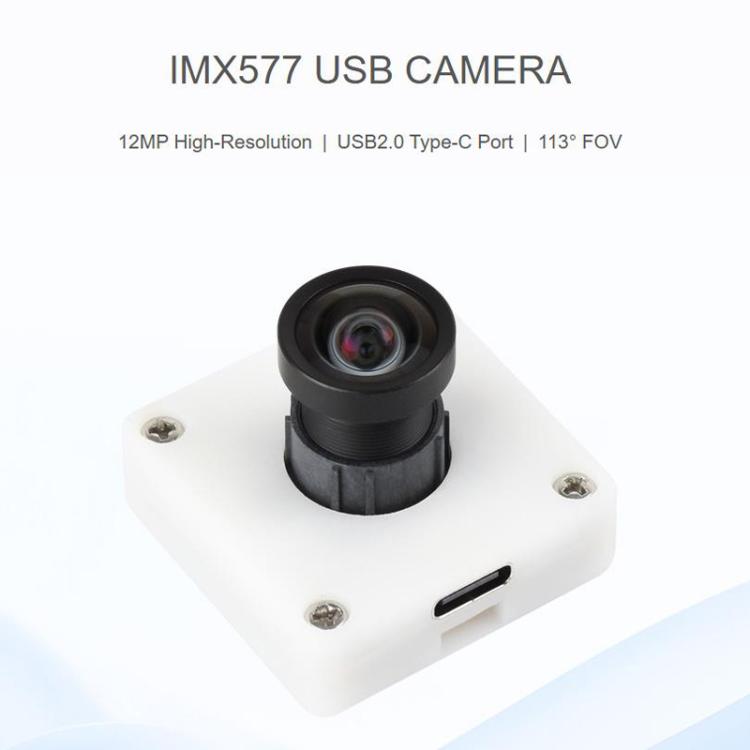 Waveshare 33160 IMX577 12MP USB Camera 3840 x 3024 Resolution Plug And Play