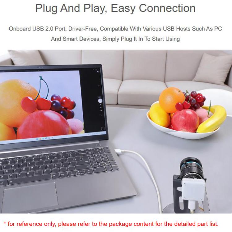 Waveshare 33161 IMX577 12MP USB Camera 3840 X 3024 Resolution Plug And Play Supports C/CS Lenses