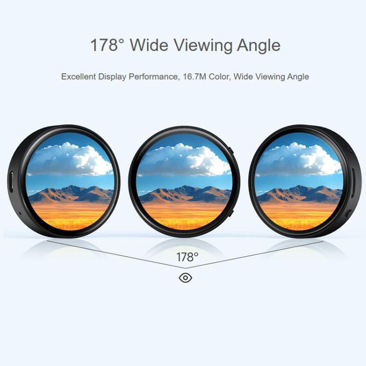 Waveshare Tuya T5-E1 1.75 Inch AMOLED Round Development Board QSPI Interface AI Large Models, Spec: GPS