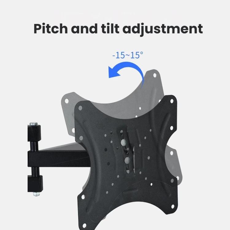 Articulating TV Wall Mount with Wide Swing Arm, Extends and Tilts for 14-55 Inch TVs and Monitors 117B-2
