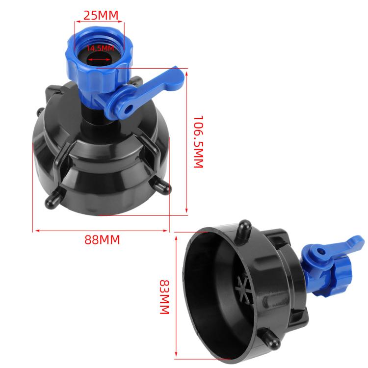 Snowflake Nozzle RV Sewage Pipe Cleaner With Control Valve - CP-5812