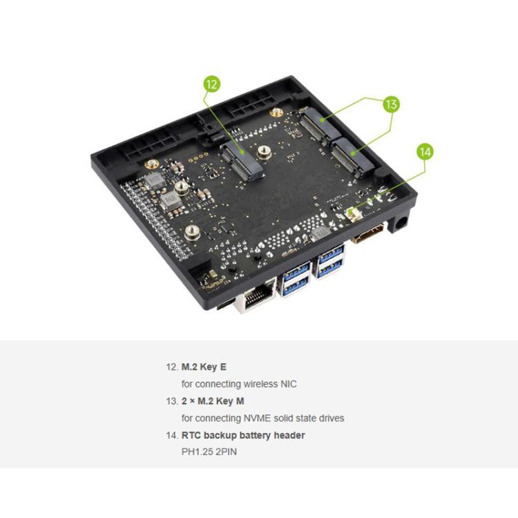 Waveshare 33495 Jetson Orin Nano / NX Super Base Board Based On Jetson Orin Nano/NX AI Module