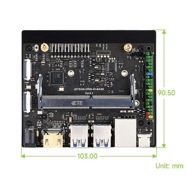 Waveshare 33495 Jetson Orin Nano / NX Super Base Board Based On Jetson Orin Nano/NX AI Module
