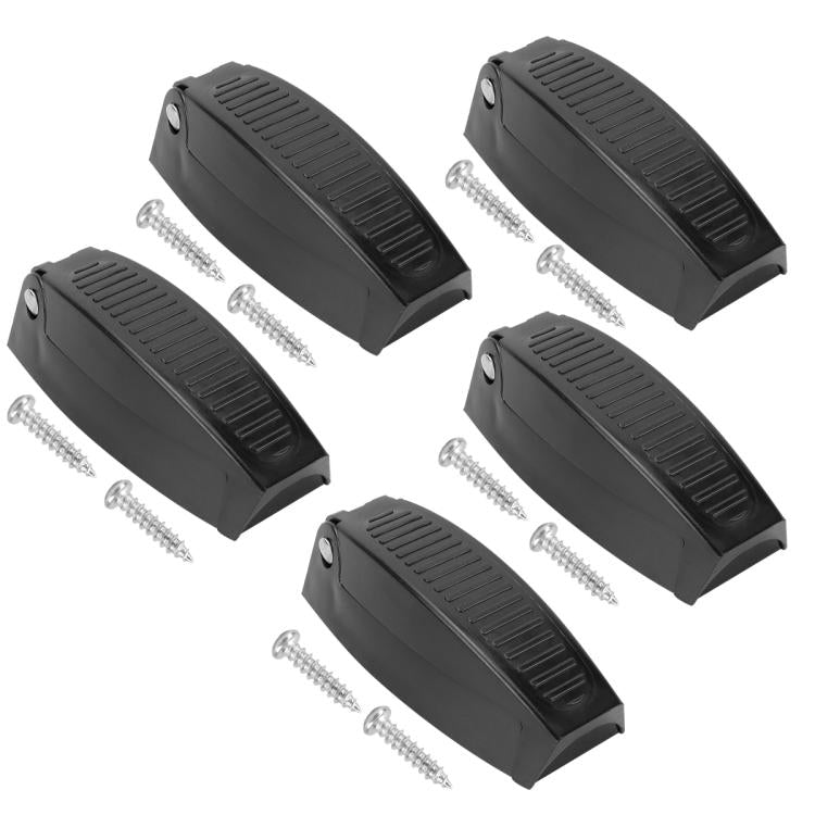 5pcs /Pack Universal RV Luggage Door Fixing Clips With Screws - Black