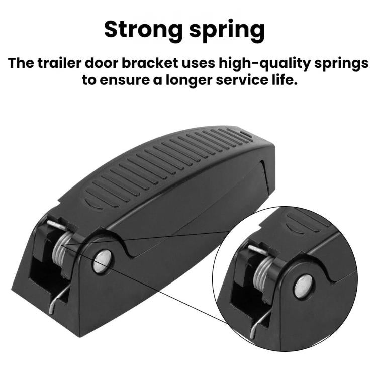 5pcs /Pack Universal RV Luggage Door Fixing Clips With Screws - Black