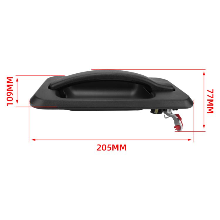 For Hummer H2 Car Exterior Door Handles Front And Rear Four Doors + Tailgate Handle Set 15104792/10360326 - CP-2642