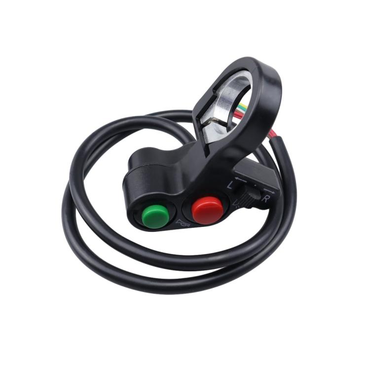 ATV Turn Signal Malfunction Light Horn Wiring Harness Handlebar Thumb Switch With LED Light Kit - CP-4331