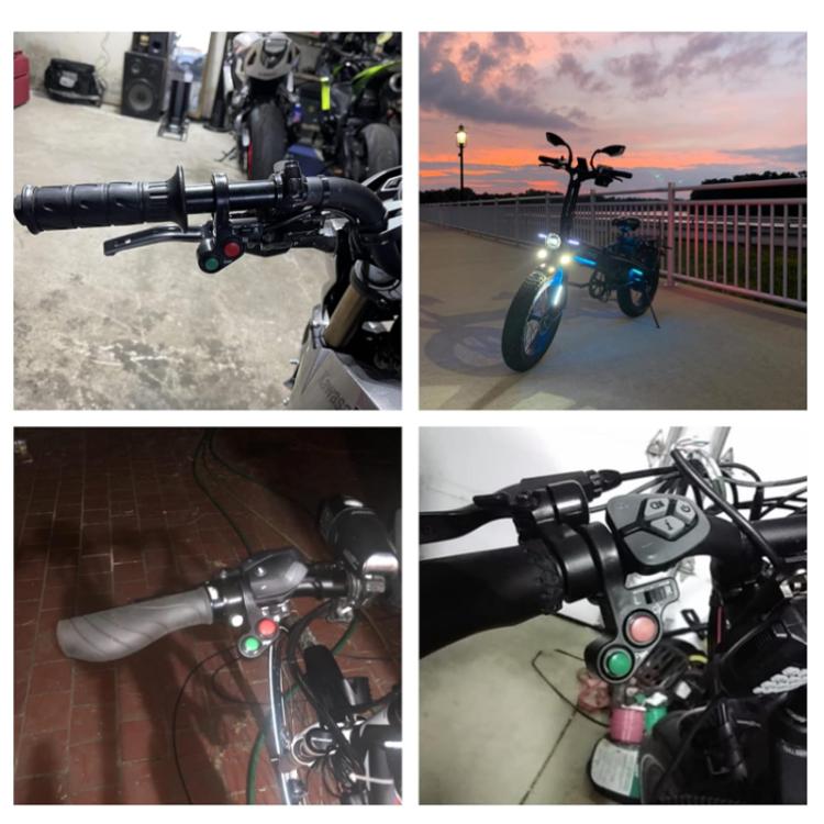 ATV Turn Signal Malfunction Light Horn Wiring Harness Handlebar Thumb Switch With LED Light Kit - CP-4331